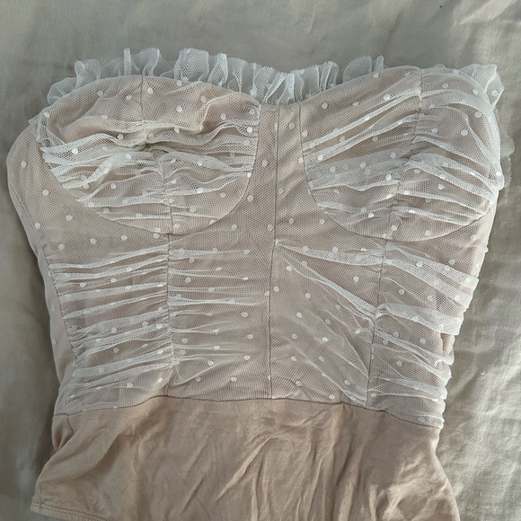 Showpo Polka-dot Strapless Bodysuit - Picture 2 of 8